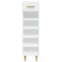 White plywood shoe cabinet 30x35x105 cm by vidaXL, Shoe racks and shoe organizers - Ref: Foro24-812798, Price: 60,66 €, Disco...