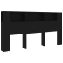 Black headboard furniture 200x18.5x104.5 cm by vidaXL, Headboards and footboards - Ref: Foro24-811953, Price: 87,80 €, Discou...