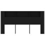 Black headboard furniture 200x18.5x104.5 cm by vidaXL, Headboards and footboards - Ref: Foro24-811953, Price: 87,80 €, Discou...