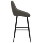 Dark Gray Velvet Kitchen Bar Stool by vidaXL, Kitchen stools - Ref: Foro24-338729, Price: 82,03 €, Discount: %