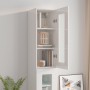 Glossy white hanging wall cabinet 34.5x34x90 cm by vidaXL, Sideboards - Ref: Foro24-812453, Price: 47,78 €, Discount: %