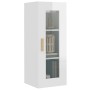 Glossy white hanging wall cabinet 34.5x34x90 cm by vidaXL, Sideboards - Ref: Foro24-812453, Price: 47,78 €, Discount: %