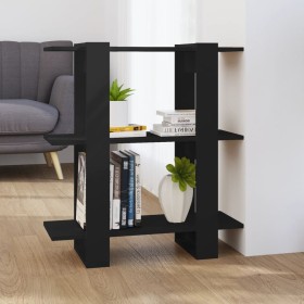 Schwarzes Regal/Raumteiler 80x30x87 cm von vidaXL, Bücherregale und Regale - Ref: Foro24-811584, Preis: 45,99 €, Rabatt: %