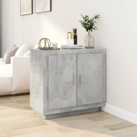 Concrete gray plywood sideboard 80x40x75 cm by vidaXL, Sideboards - Ref: Foro24-811821, Price: 80,99 €, Discount: %