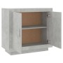 Aparador de madera contrachapada gris hormigón 80x40x75 cm de vidaXL, Aparadores - Ref: Foro24-811821, Precio: 82,01 €, Descu...