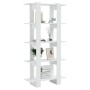 Glossy white shelving/space divider 80x30x160 cm by vidaXL, Bookcases and shelves - Ref: Foro24-811571, Price: 72,29 €, Disco...