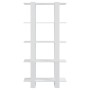 Glossy white shelving/space divider 80x30x160 cm by vidaXL, Bookcases and shelves - Ref: Foro24-811571, Price: 72,29 €, Disco...