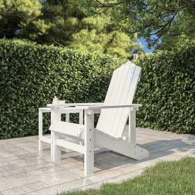 White Adirondack HDPE garden chair by vidaXL, Garden chairs - Ref: Foro24-318637, Price: 107,99 €, Discount: %