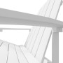 White Adirondack HDPE garden chair by vidaXL, Garden chairs - Ref: Foro24-318637, Price: 107,06 €, Discount: %