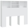 Mueble cabecero blanco 120x19x103,5 cm de vidaXL, Cabeceros y pies de cama - Ref: Foro24-811853, Precio: 61,33 €, Descuento: %