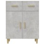 Concrete gray plywood sideboard 69.5x34x89 cm by vidaXL, Sideboards - Ref: Foro24-812190, Price: 85,74 €, Discount: %