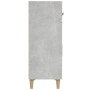 Aparador de madera contrachapada gris hormigón 69,5x34x89 cm de vidaXL, Aparadores - Ref: Foro24-812190, Precio: 85,74 €, Des...