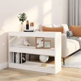 Estantería/divisor de espacios blanco 100x30x72 cm de vidaXL, Librerías y estanterías - Ref: Foro24-811736, Precio: 68,18 €, ...