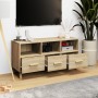 Oak-colored plywood TV cabinet 102x36x50 cm by vidaXL, TV Furniture - Ref: Foro24-812603, Price: 74,21 €, Discount: %