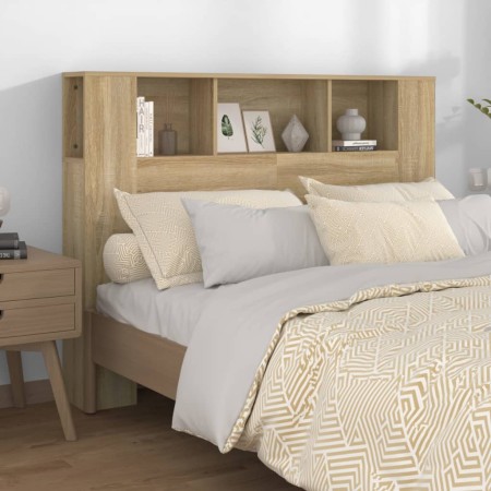 Sonoma oak headboard furniture 140x18.5x104.5 cm by vidaXL, Headboards and footboards - Ref: Foro24-811928, Price: 62,23 €, D...