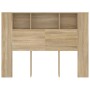 Mueble cabecero color roble Sonoma 140x18,5x104,5 cm de vidaXL, Cabeceros y pies de cama - Ref: Foro24-811928, Precio: 59,50 ...