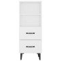 White plywood sideboard 34.5x34x90 cm by vidaXL, Sideboards - Ref: Foro24-812366, Price: 67,19 €, Discount: %