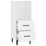 White plywood sideboard 34.5x34x90 cm by vidaXL, Sideboards - Ref: Foro24-812366, Price: 67,19 €, Discount: %