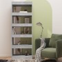 Regal/Trennwand aus betongrauem Holzwerkstoff, 60 x 30 x 166 cm von vidaXL, Bücherregale und Regale - Ref: Foro24-811677, Pre...