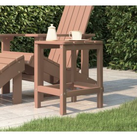 Brauner Adirondack-Gartentisch aus HDPE, 38 x 38 x 46 cm von vidaXL, Gartentische - Ref: Foro24-318643, Preis: 30,99 €, Rabat...