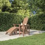 Brown HDPE Adirondack garden table 38x38x46 cm by vidaXL, Garden tables - Ref: Foro24-318643, Price: 30,20 €, Discount: %