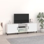 Mueble para TV madera de ingeniería blanco 150x30x50 cm de vidaXL, Muebles TV - Ref: Foro24-812627, Precio: 104,40 €, Descuen...