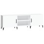 White engineered wood TV cabinet 150x30x50 cm by vidaXL, TV Furniture - Ref: Foro24-812627, Price: 104,40 €, Discount: %