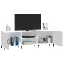 Mueble para TV madera de ingeniería blanco 150x30x50 cm de vidaXL, Muebles TV - Ref: Foro24-812627, Precio: 104,40 €, Descuen...