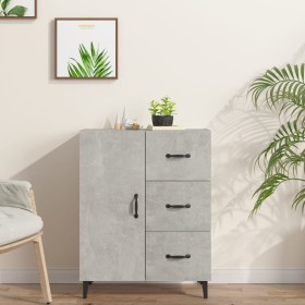 Engineered wood sideboard in concrete grey 69.5x34x90 cm by vidaXL, Sideboards - Ref: Foro24-812181, Price: 100,68 €, Discoun...