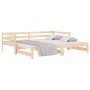 Sofá cama extraíble madera maciza de pino 2x(90x190) cm de vidaXL, Camas y somieres - Ref: Foro24-833083, Precio: 172,82 €, D...