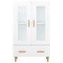 Aparador de madera contrachapada blanco 70x31x115 cm de vidaXL, Aparadores - Ref: Foro24-812546, Precio: 122,02 €, Descuento: %