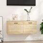 Armario de pared madera ingeniería roble Sonoma 80x36,5x35 cm de vidaXL, Estantes y estanterías - Ref: Foro24-812936, Precio:...