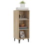 Aparador de madera de ingeniería roble Sonoma 34,5x32,5x90 cm de vidaXL, Aparadores - Ref: Foro24-812387, Precio: 42,46 €, De...