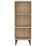 Aparador de madera de ingeniería roble Sonoma 34,5x32,5x90 cm de vidaXL, Aparadores - Ref: Foro24-812387, Precio: 42,46 €, De...