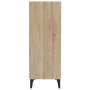 Aparador de madera de ingeniería roble Sonoma 34,5x32,5x90 cm de vidaXL, Aparadores - Ref: Foro24-812387, Precio: 42,46 €, De...