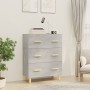 Concrete gray plywood sideboard 70x34x90 cm by vidaXL, Sideboards - Ref: Foro24-812154, Price: 79,01 €, Discount: %