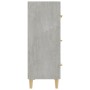 Concrete gray plywood sideboard 70x34x90 cm by vidaXL, Sideboards - Ref: Foro24-812154, Price: 79,01 €, Discount: %