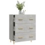 Concrete gray plywood sideboard 70x34x90 cm by vidaXL, Sideboards - Ref: Foro24-812154, Price: 79,01 €, Discount: %