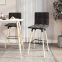 Kitchen stools 2 units black fabric by vidaXL, Kitchen stools - Ref: Foro24-338658, Price: 101,99 €, Discount: %