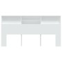 White headboard furniture 200x19x103.5 cm by vidaXL, Headboards and footboards - Ref: Foro24-811889, Price: 78,17 €, Discount: %