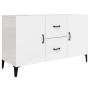 Hochglanzweißes Sideboard aus Holzwerkstoff, 100 x 36 x 60 cm von vidaXL, Sideboards - Ref: Foro24-812525, Preis: 104,57 €, R...