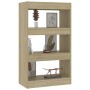 Sonoma oak engineered wood shelf/divider 60x30x103 cm by vidaXL, Bookcases and shelves - Ref: Foro24-811658, Price: 54,76 €, ...