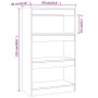 Sonoma oak engineered wood shelf/divider 60x30x103 cm by vidaXL, Bookcases and shelves - Ref: Foro24-811658, Price: 54,76 €, ...