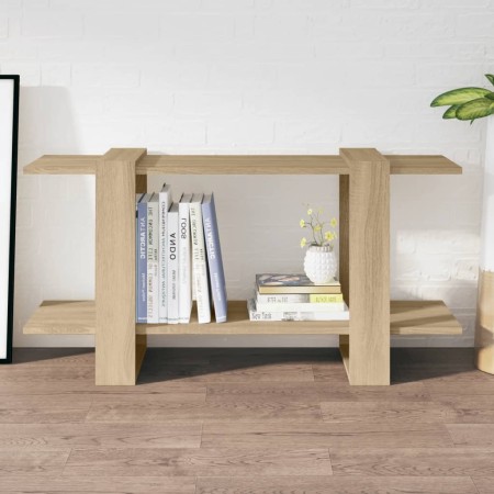 Regal aus Sonoma-Eichensperrholz, 100 x 30 x 51 cm von vidaXL, Bücherregale und Regale - Ref: Foro24-811559, Preis: 36,12 €, ...