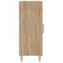 Sonoma oak plywood sideboard 34.5x34x90 cm by vidaXL, Sideboards - Ref: Foro24-812414, Price: 57,67 €, Discount: %