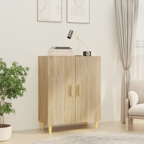 Aparador de madera contrachapada roble Sonoma 70x34x90 cm de vidaXL, Aparadores - Ref: Foro24-812099, Precio: 72,99 €, Descue...