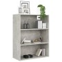 Concrete gray wall-mounted hanging cabinet 69.5x32.5x90 cm by vidaXL, Sideboards - Ref: Foro24-812316, Price: 57,81 €, Discou...