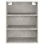 Concrete gray wall-mounted hanging cabinet 69.5x32.5x90 cm by vidaXL, Sideboards - Ref: Foro24-812316, Price: 57,81 €, Discou...