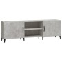 Concrete gray engineered wood TV cabinet 150x30x50 cm by vidaXL, TV Furniture - Ref: Foro24-812631, Price: 74,14 €, Discount: %