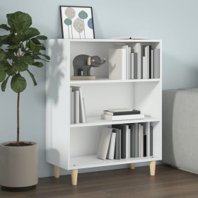 Glossy white plywood sideboard 69.5x32.5x90 cm by vidaXL, Sideboards - Ref: Foro24-812246, Price: 52,99 €, Discount: %